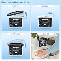 Vista 9 de Absorbedores de humedad, eficientes cajas de absorción de humedad de carbón activado y cajas absorbentes de olores, deshumidificador de automóvil