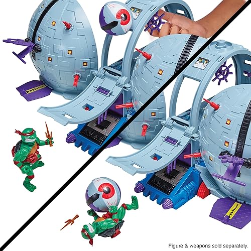 Miniatura 6 de Teenage Mutant Ninja Turtles TMNT Classic Technodrome - Juguete exclusivo de Amazon