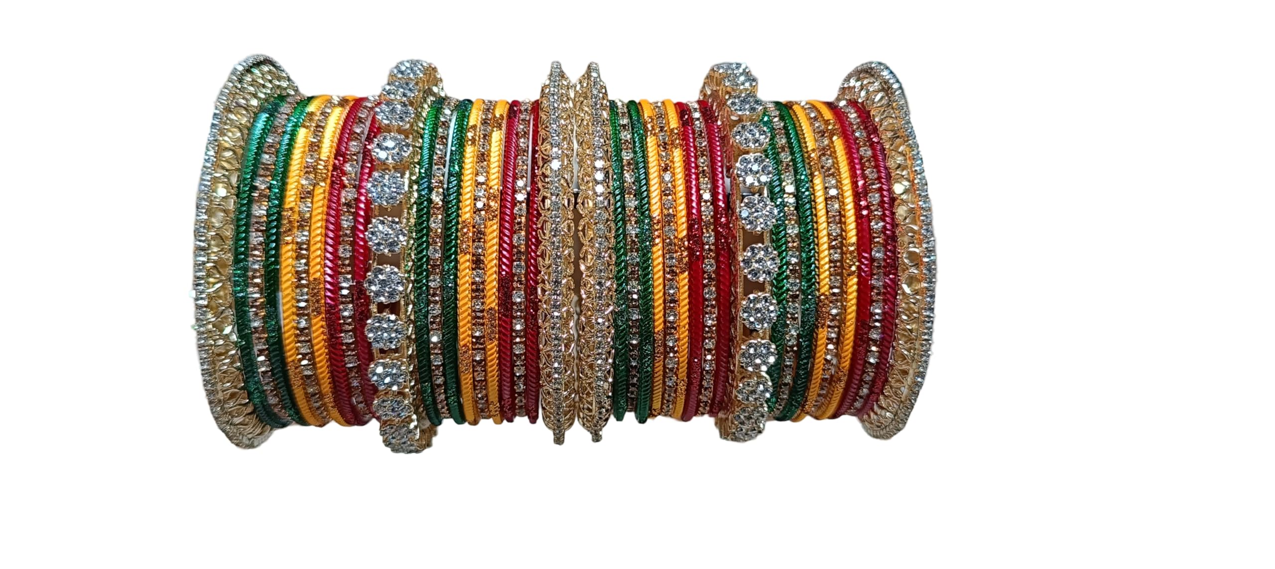 RAJWADI CHARM CHUDA SET FOR WOMEN AND GIRLS FOR KAWACHAUTH SPEACIAL (MULTI 2, 2.6) (B0DD4G51RT) Amazon Price History, Amazon Price Tracker