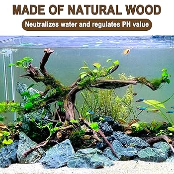 YOUTHINK Aquarium Ornament, Aquarium Landscaping Aquarium Dead Wood Decor Use For Fish Tank Home Decoration