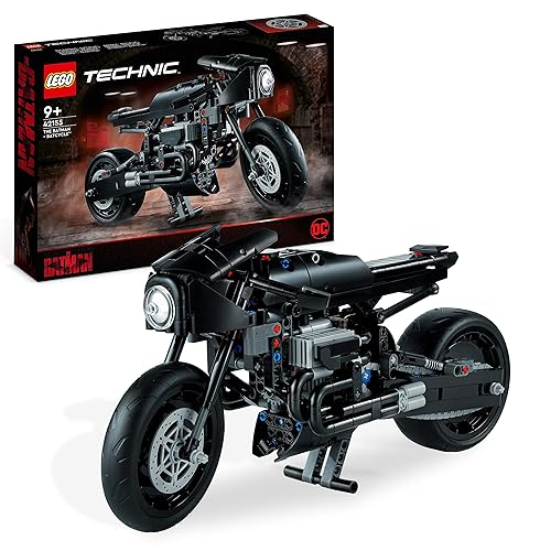 Immagine del prodotto LEGO 42155 Technic THE BATMAN – BATCYCLE, Moto Giocattolo da Collezione, Modellino in Scala dell'Iconica Motocicletta del Supereroe del Film del 2022