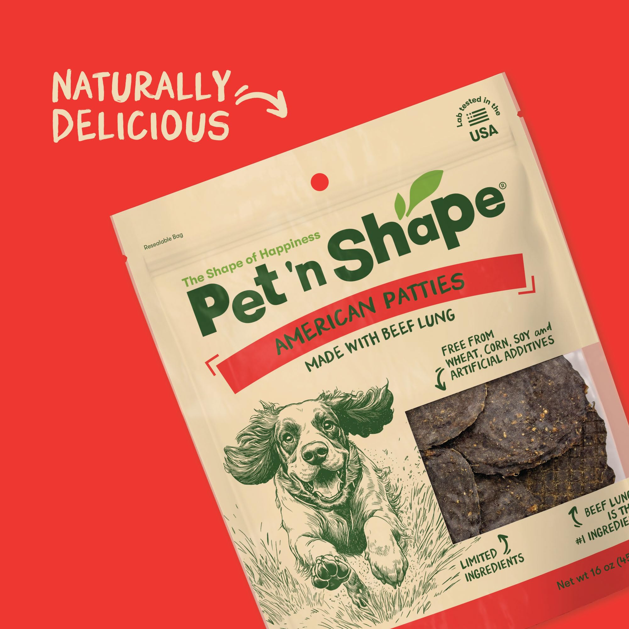 Pet 'n Shape All American Beef Patties Dog Treats – Hecho y suministrado en los Estados Unidos