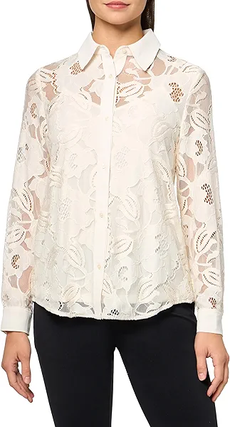 Anne Klein Women's Blssm Lace W CDC Ls Button Down W Cami