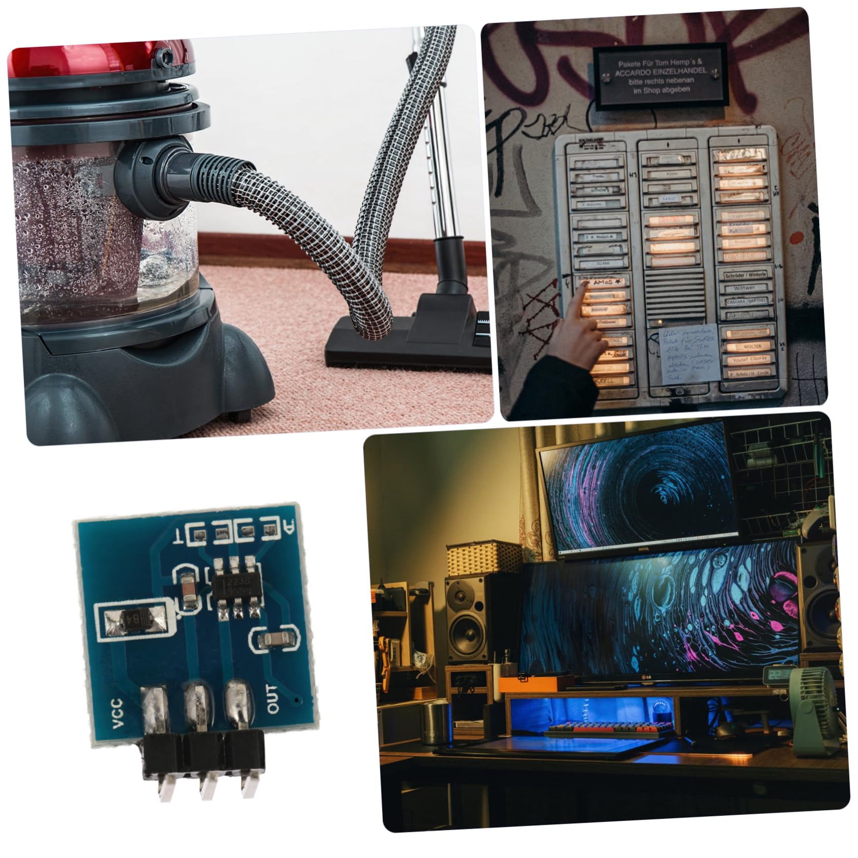 CIYODO 5 Pcs Module Push Button Switch Touch Key Touch Sensor Single Channel Sensor Capacitive Touch Button Single Modifies Sensor Board Toy Traffic Cone Capacitive Switch Blue