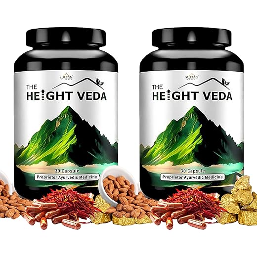 Veda Height Growth Capsules - 60 Count