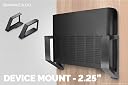 Brainwavz Screwless 2.25" Wide Cable Box Mount, Modem, Router, Mesh, Streaming Media Devices & More Wall Mount | Wall Mount Any Device Upto 2.25" Wide & 6lb in Weight, VHB Adhesive, No Tools gallery image