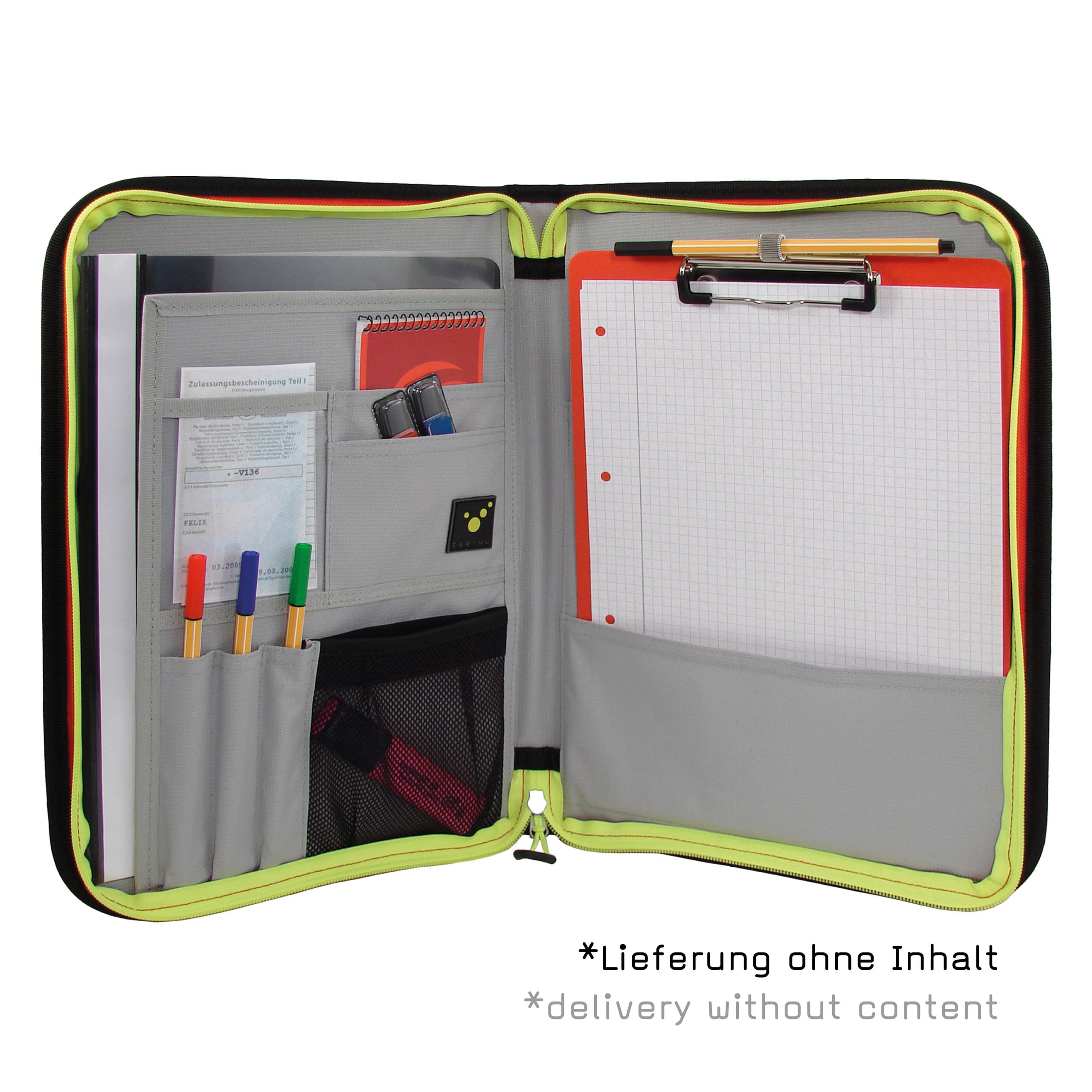 tee-uu TEAM Organisateur (rouge) 26 x 37,5 x 3 cm