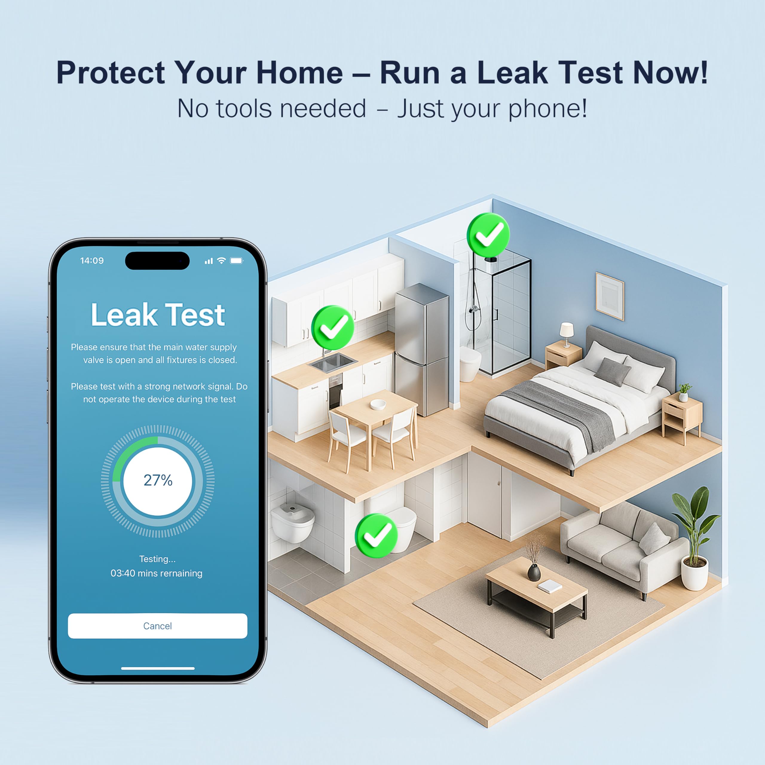 GoveeLife Smart Water Leak Detector 2 with 1968ft Ultra-Long Range, 6 Pack | WiFi Water Sensor with SMS/Email/APP Push and Sound Alarm, 5-Year Battery Life, IP66, Suitable for Home, Basement, Kitchen product image 19