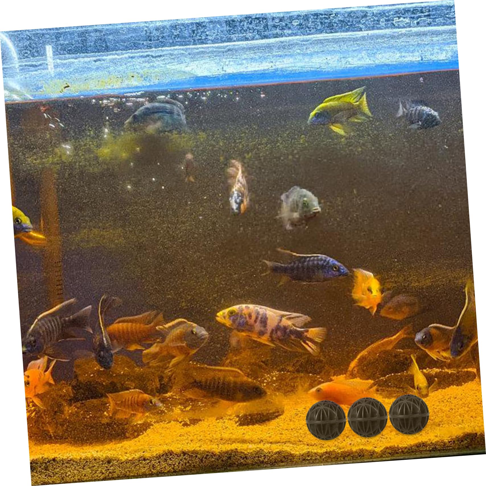 FRCOLOR Accesorios Acuario Bolas Biológicas 100unidades Bolas Bioquímicas Filtro Acuario