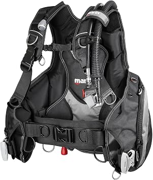 Mares Unisex Prestige BCD - متين قابل للتعديل وخفيف الوزن متعدد الاستخدامات سترة الغوص نمط BCD