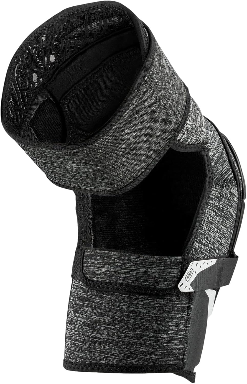 100% Fortis Knee Guards - Grey Heather/Black Small/Medium