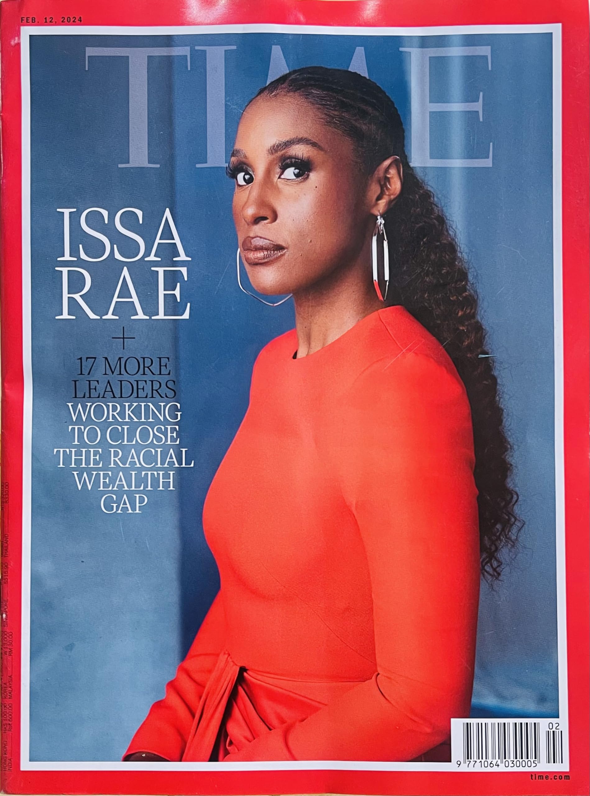 Buy Time Magazine February 12 2024. ISSA. RAE. Working to Close. The