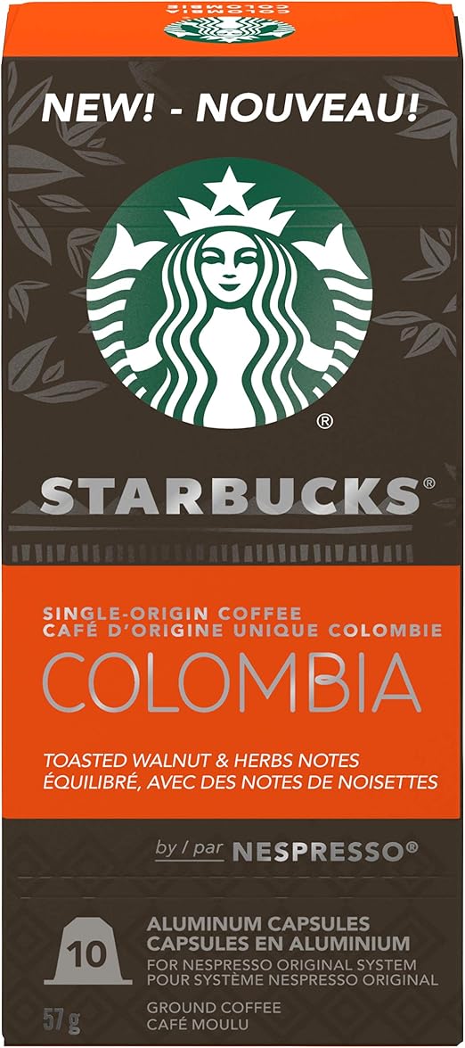 Starbucks By Nespresso Single Origin Columbia Nespresso Ground Coffee