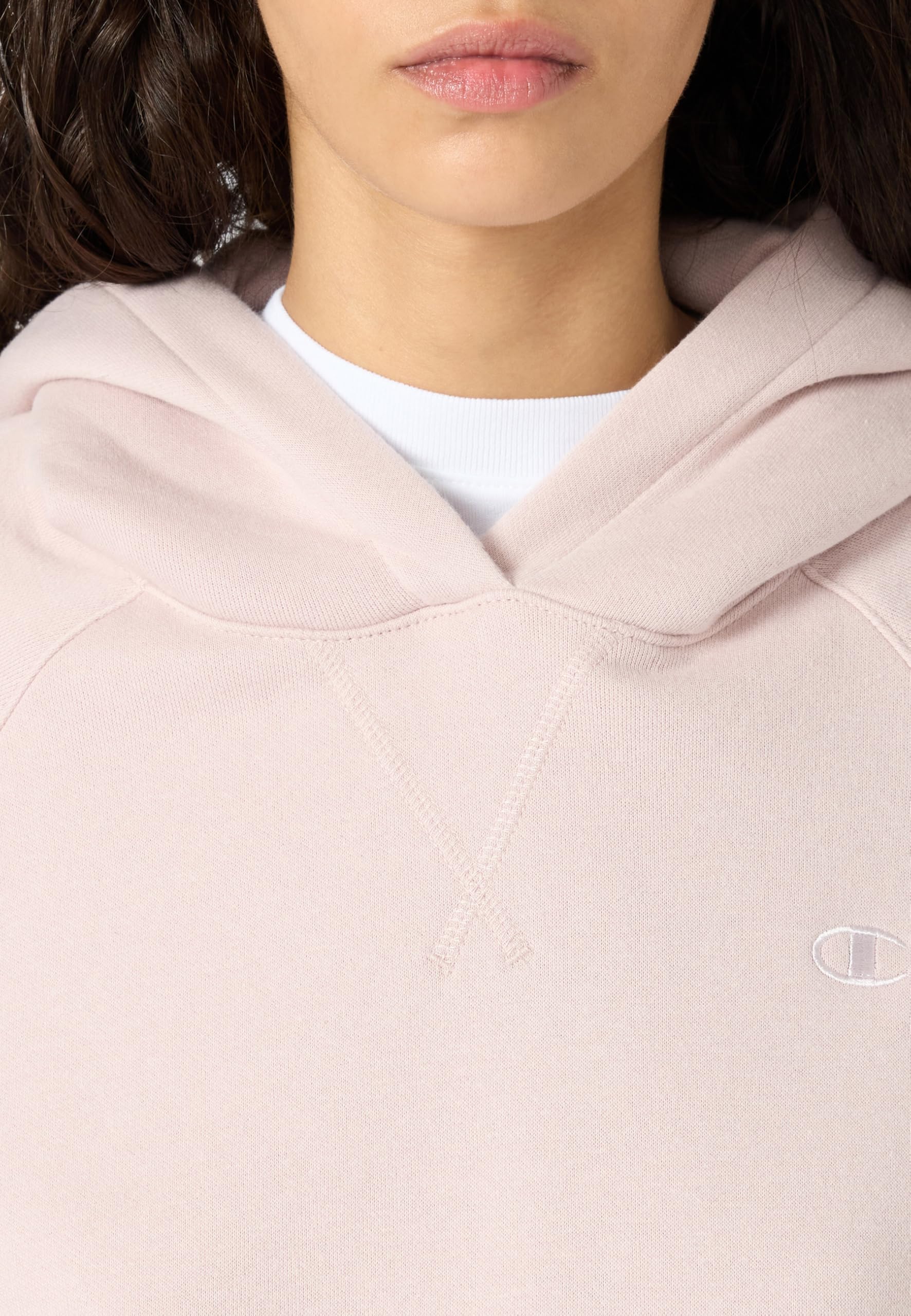 Champion Felpa Hooded Sweatshirt Donna