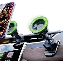 Bracketron MagAlign Pro MagSafe Car Phone Holder Mount, Vent & Dash, 360