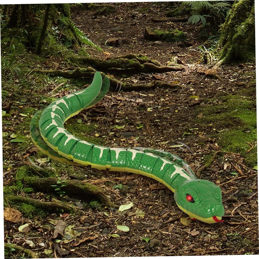 Gcroet RC Snake, 16 Giocattoli realistici a Forma di Serpente RC telecomandati Lunghi realistici per Il Gioco della Festa di Compleanno.