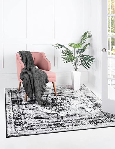 Miniatura 47 de Rugs.com - Alfombra de la colección Monte Carlo, alfombra de 4 x 6 pies de color azul medio perfecta para salas de estar, comedores grandes y