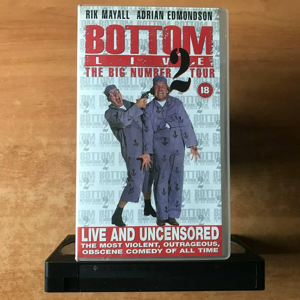Bottom: Live - The Big Number 2 Tour [VHS] : Rik Mayall