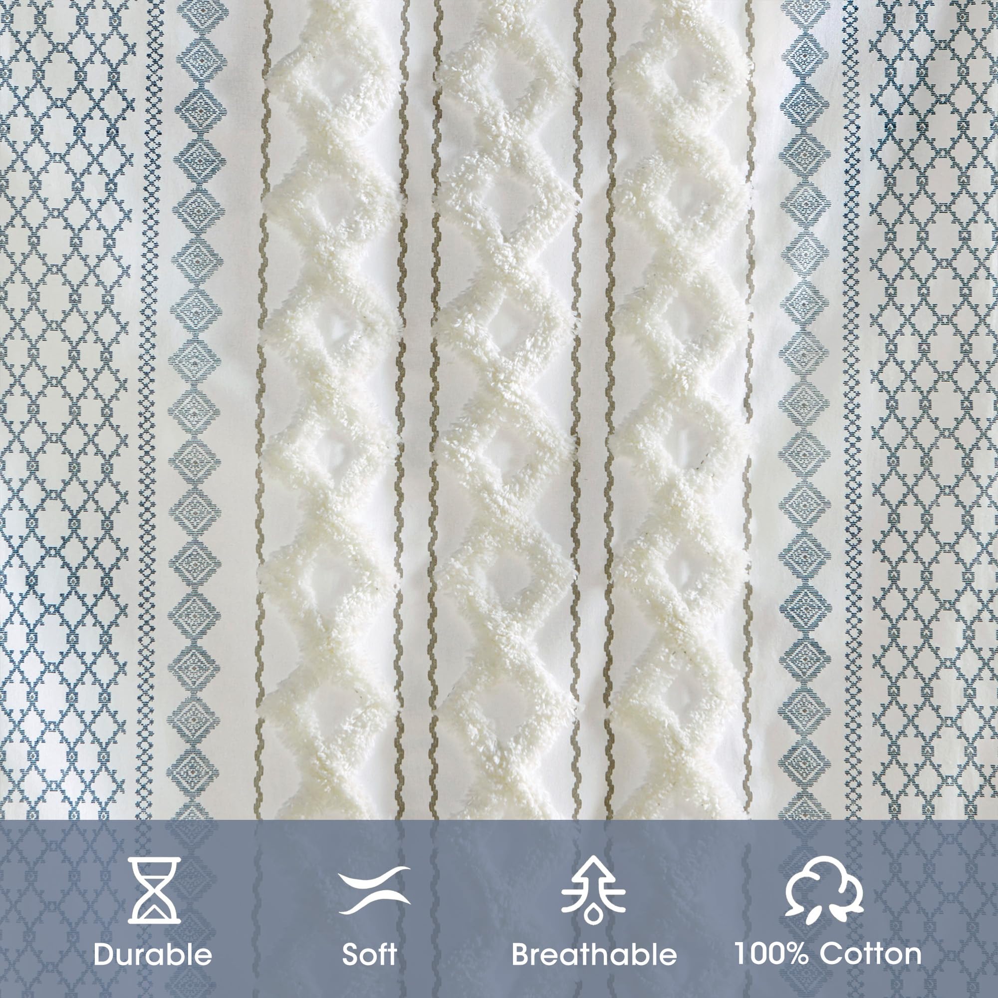 INK+IVY Boho Single Panel Window Curtain for Bedroom and Living Room - Image 3