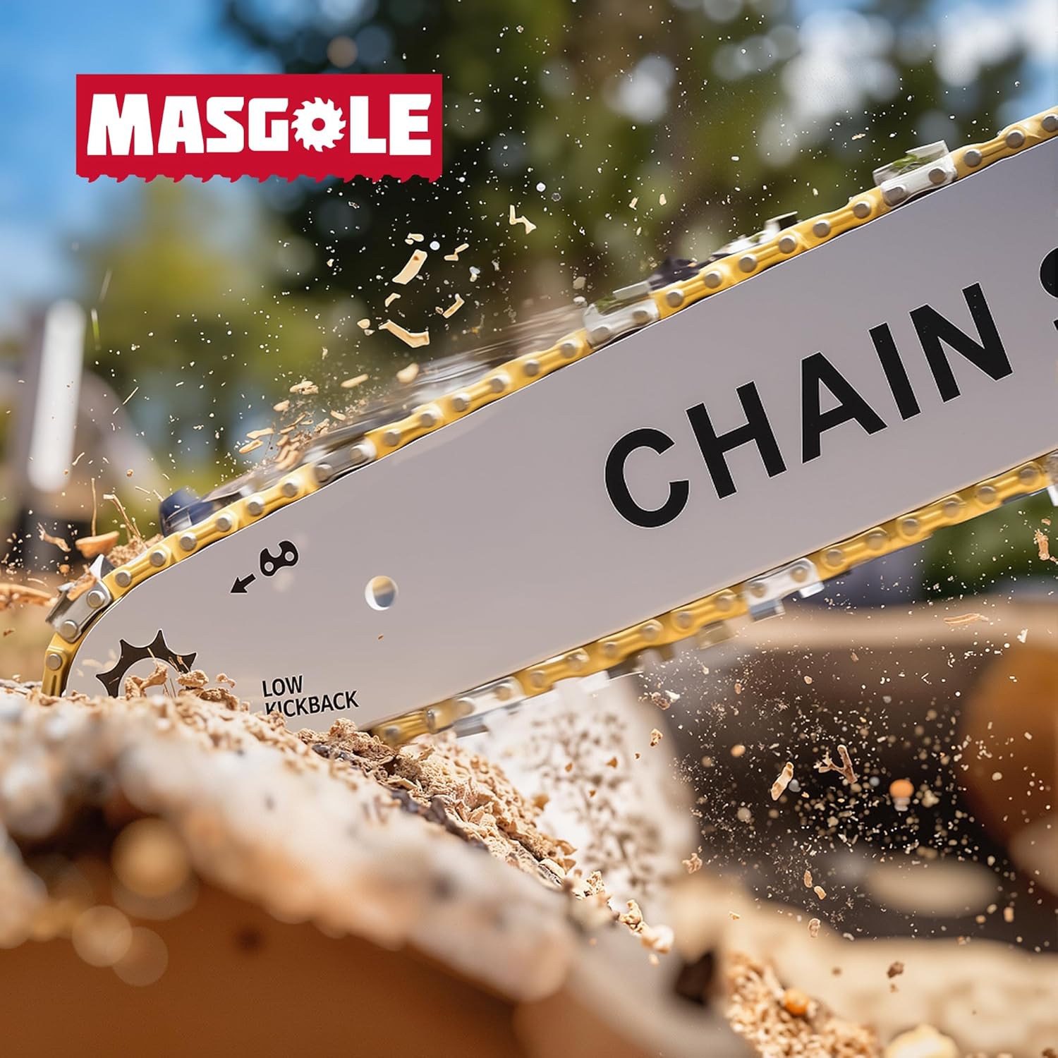 18" Cordless Chainsaw, Professional Cordless Chainsaw for Wood Cutting, Brushless Motor with Dual Safety Switch, Automatic Oiling & Tool-Free Adjustment, for Yard Work, Limbing