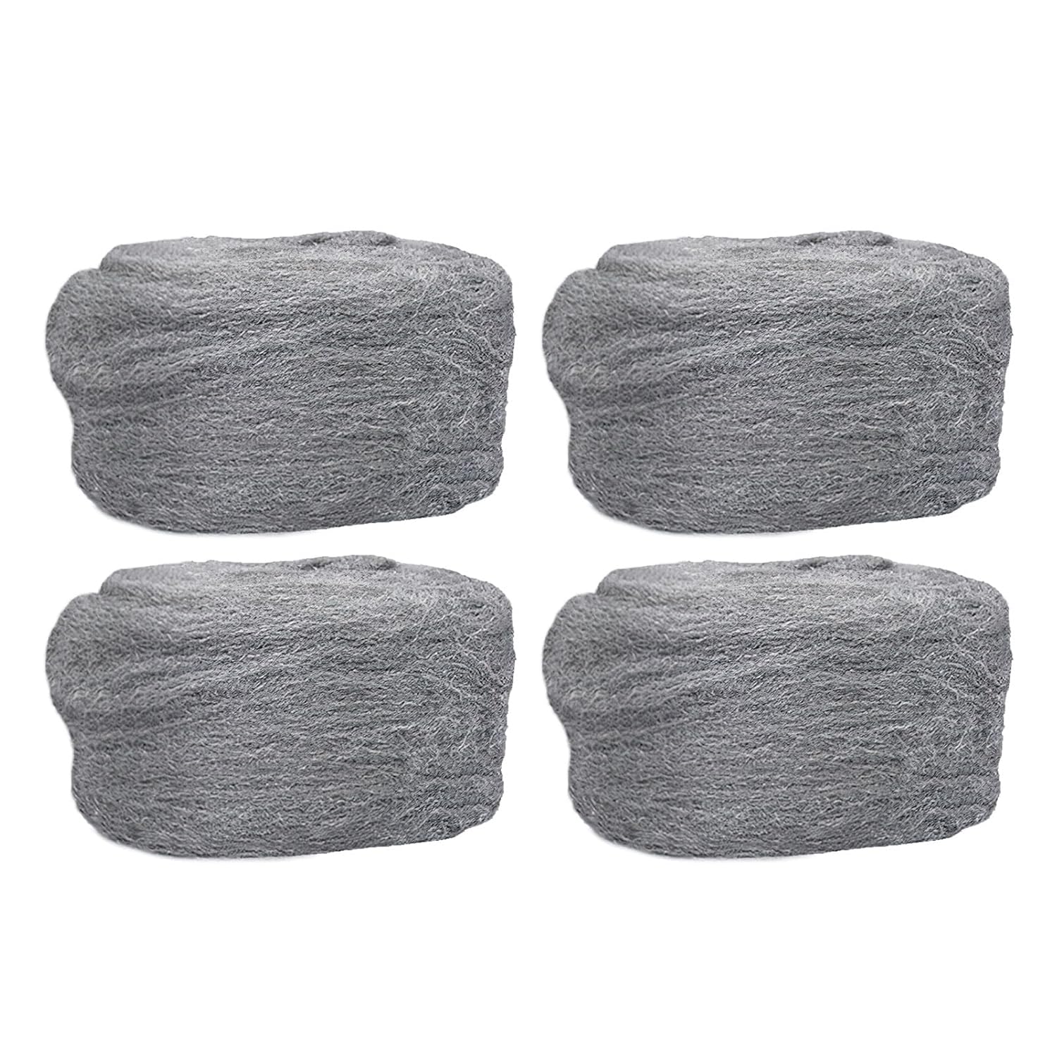Steel Wool Mice Control - 6 Pcs 2.36"×9.84Ft Steel Wool for Wall Hole/Gap Filler - Best Thing to Get Rid of Mice - Keep Animals Away from Cracks,Siding,Pipeline,Vents in Garden/House/Garage/Kitchen
