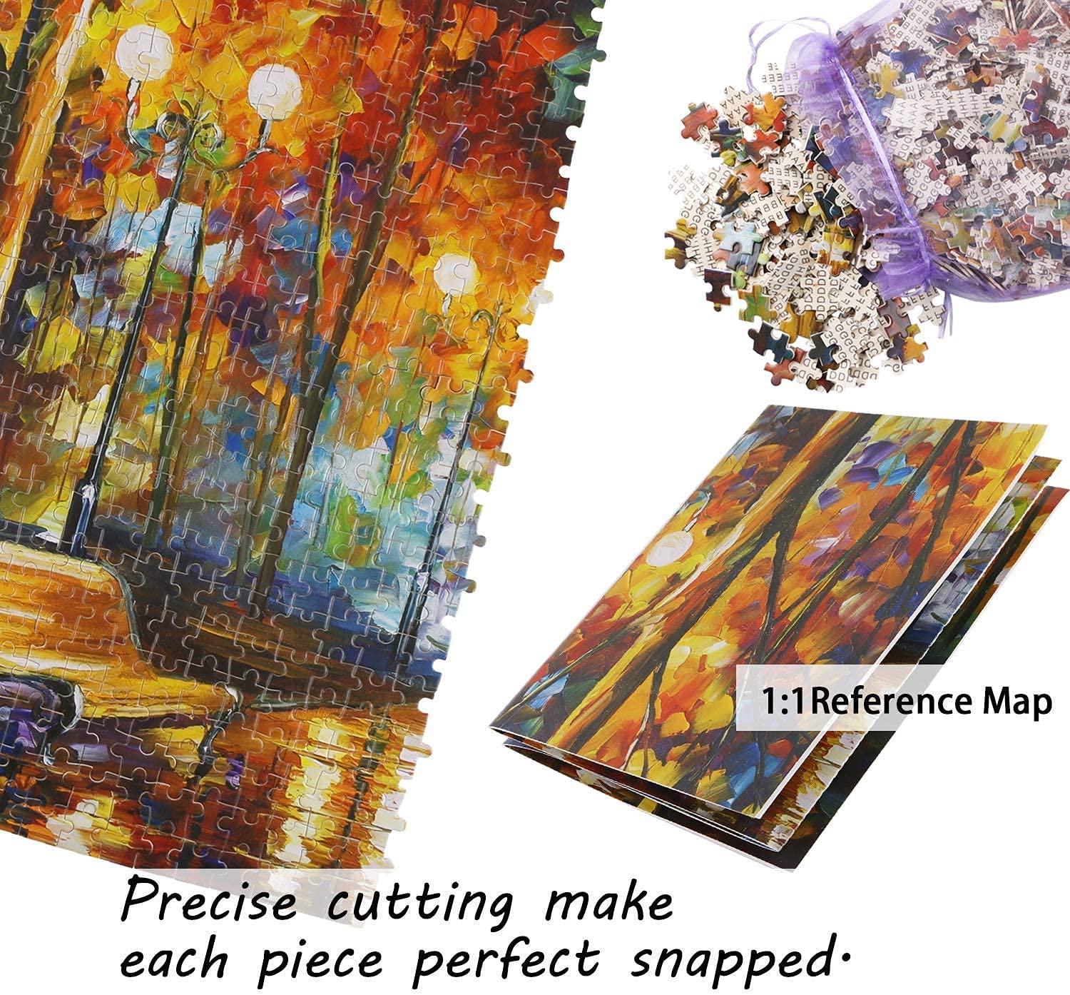 Jigsaw Puzzle 1000 Piece Wooden Puzzle Farm Chicken and Goat Family Decorations, Unique Birthday Present Suitable for Teenagers and Adults - Image 6