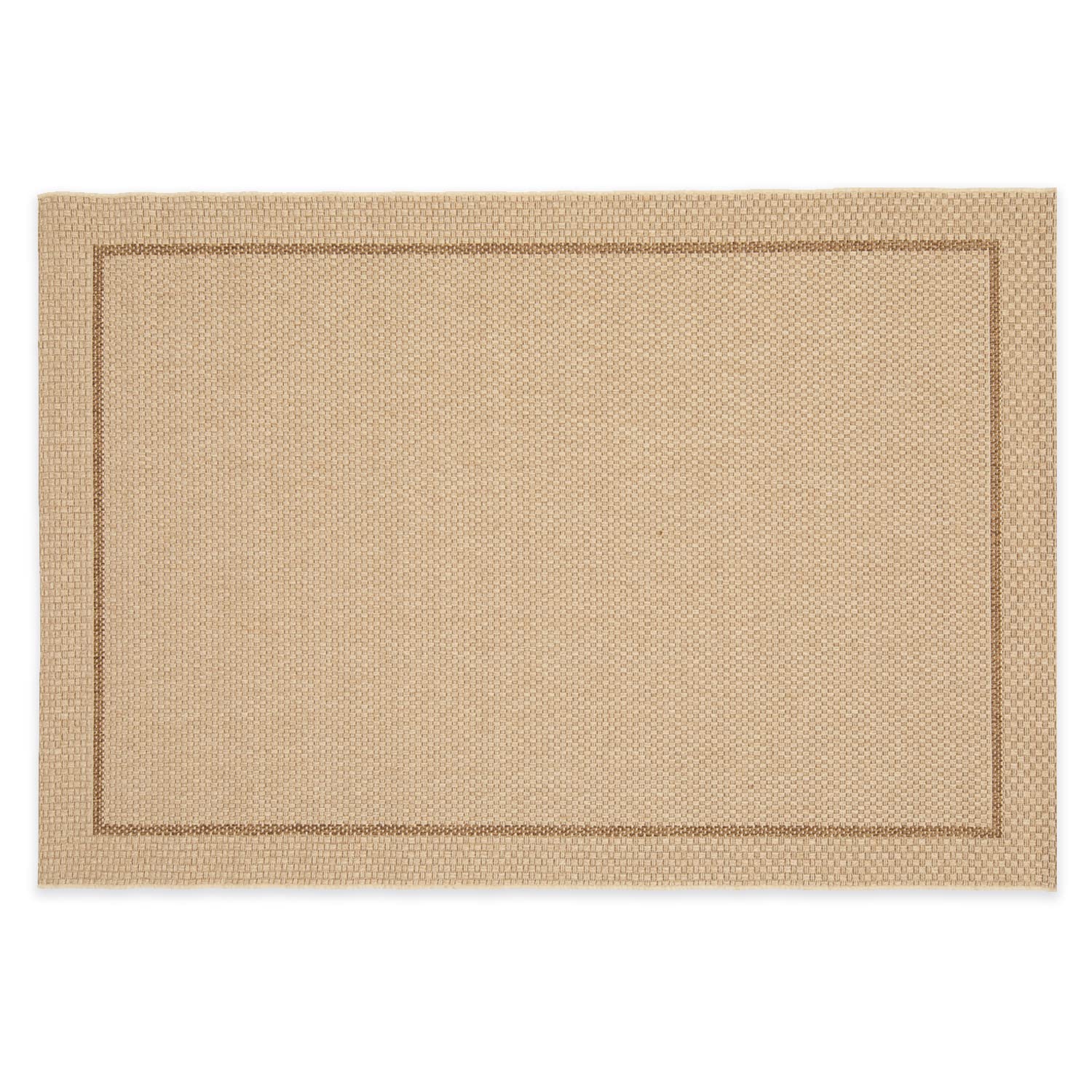 Intérieur/extérieur Artless Rim Tapis Beige 160 x 230 cm
