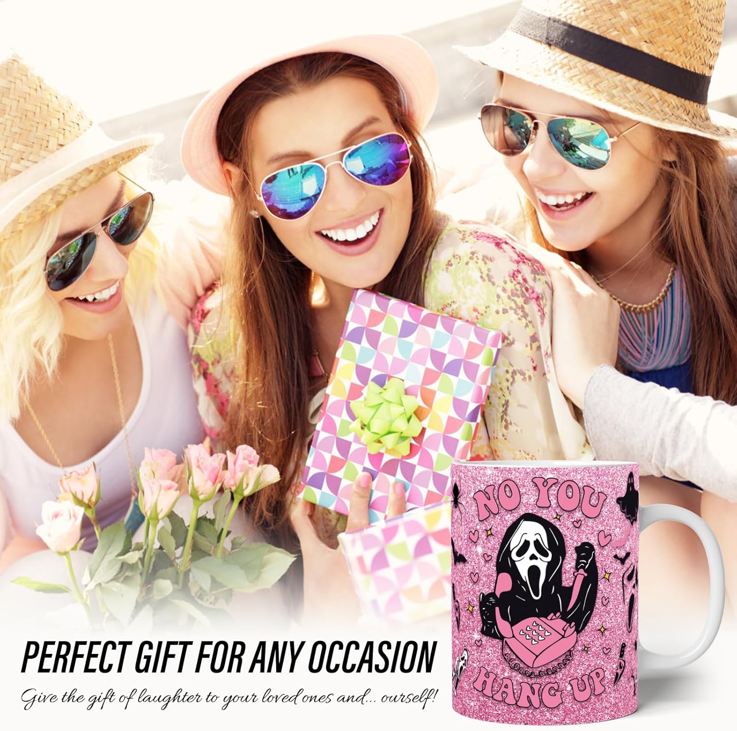 Halloween Coffee Mug, 11oz Gothic Scream Cup for Women Girls, Spooky Ceramic Mug Horror Movie Gift for Halloween Lovers - Image 4