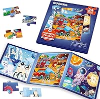 Vista 16 de QUOKKA - Rompecabezas magnéticos para niños de 4 a 6 años - 36 piezas de sudoku, rompecabezas para niños de 2 a 4 años - Juegos de viaje para niños