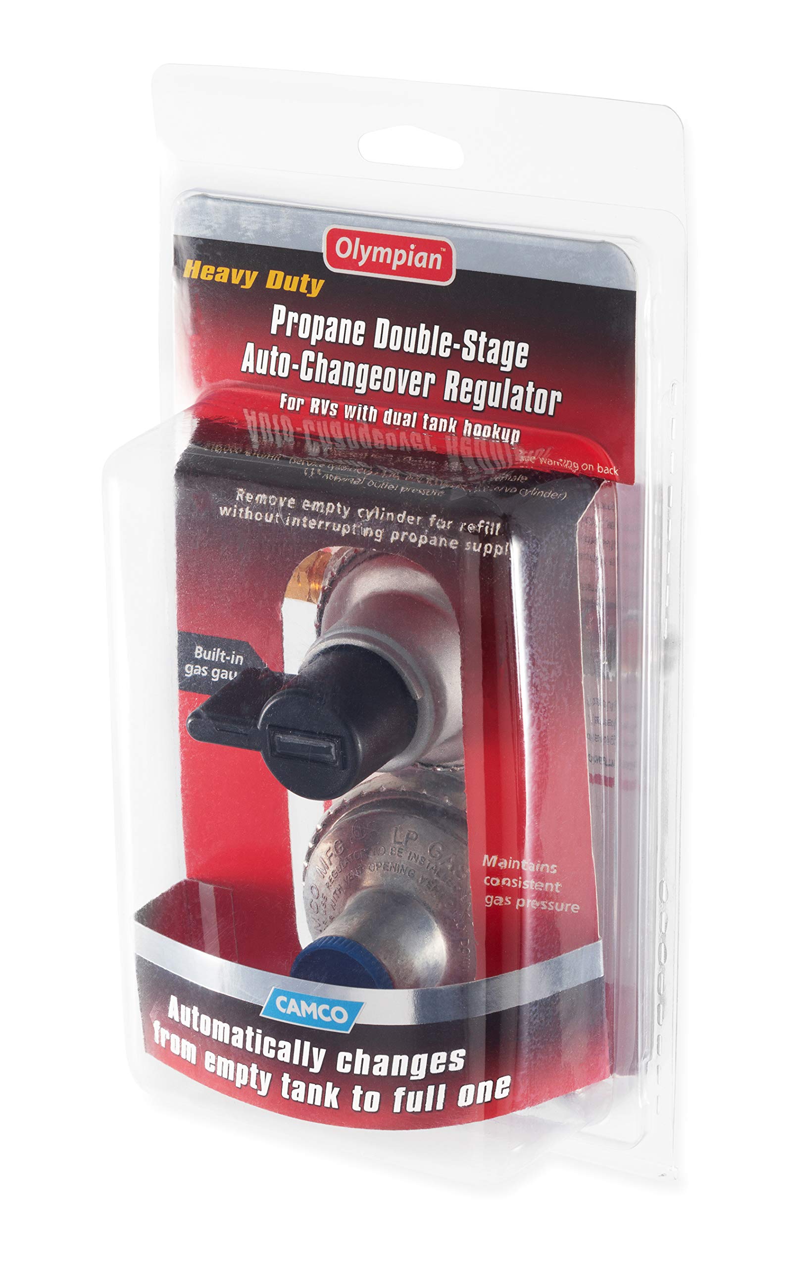 Camco 59005 propano Double-Stage Auto-Changeover regulador