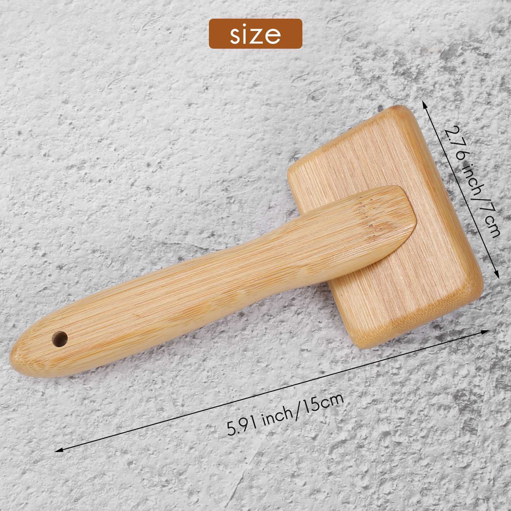 Nagoyuki Pettine per Tessitura Arazzo Macrame Slicker Brush Corda di Cotone Pettine Nodo Aperto Accessori per Maglieria Intrecciato DIY