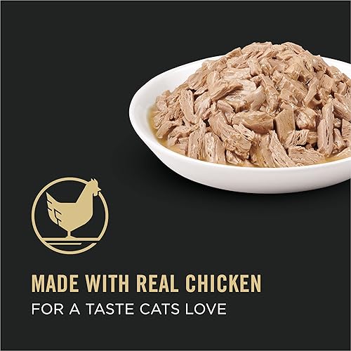 Miniatura 3 de Purina Pro Plan Salsa húmeda para gatos, pollo Entree - (24) 5.5 oz Latas