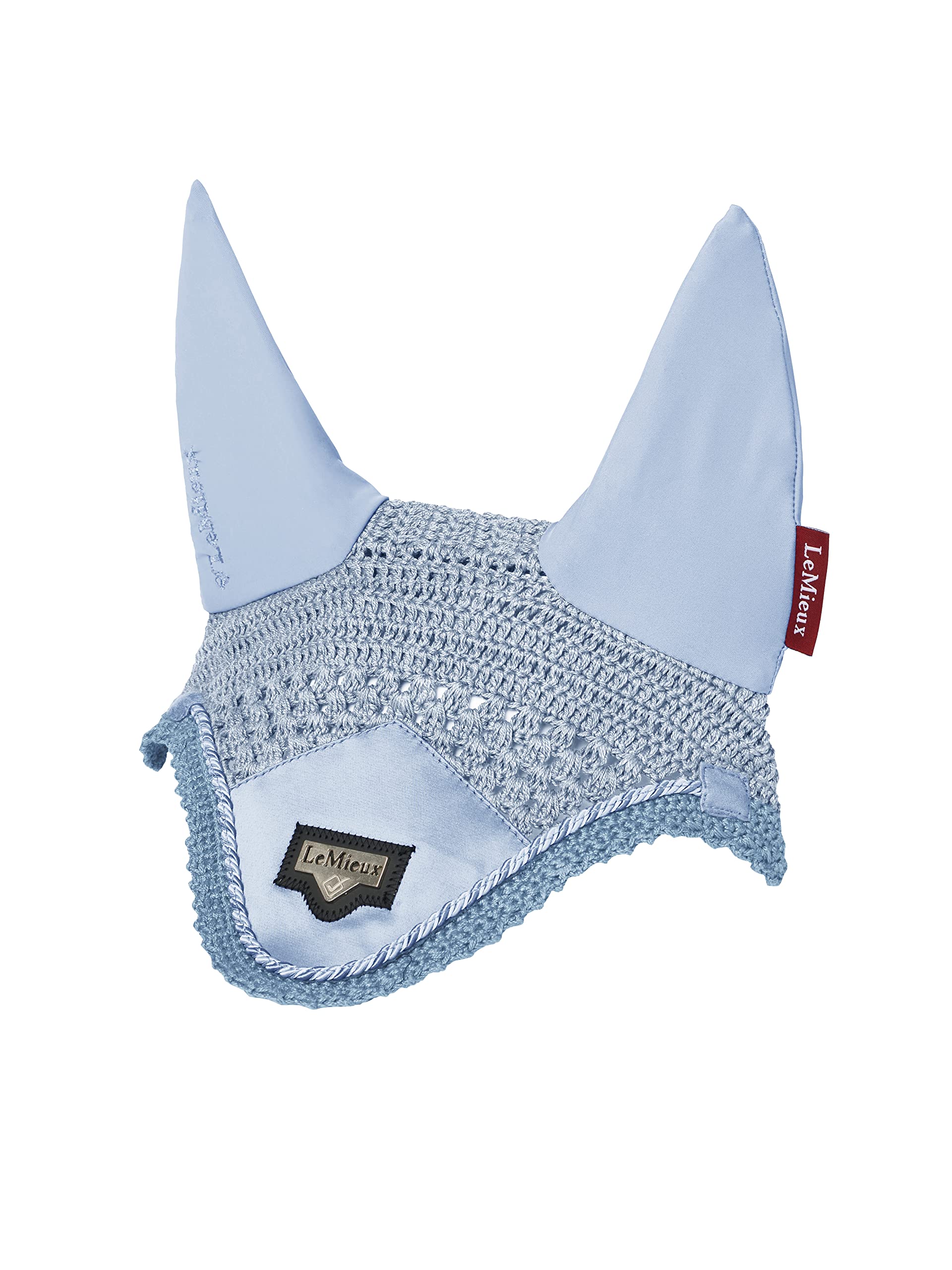 LeMieux Junior Loire Fly Hood with Soft Lycra Ears - Close Knit Crochet - Comfortable Fit Equestrian Mask - Sport Horse Wear — view 5