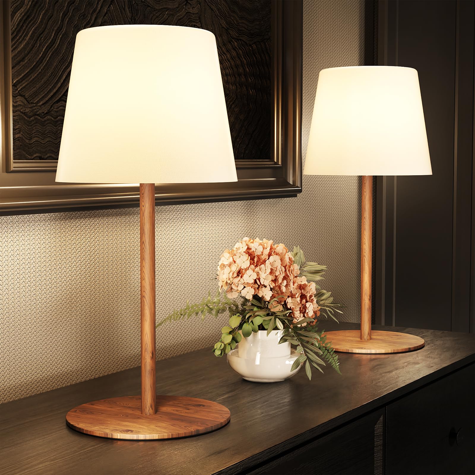 Pack Cordless Table Lamp IP65 Waterproof Rechargeable Shower