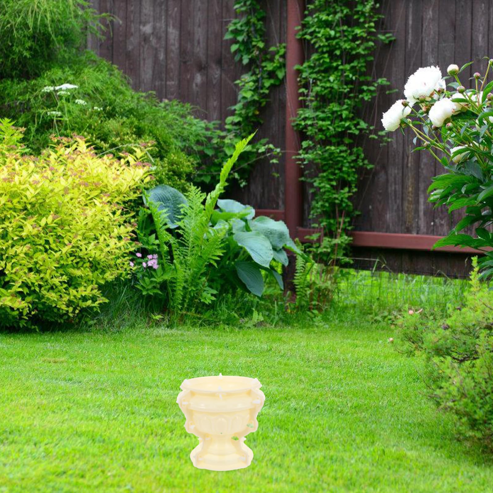 GALPADA Stampo per vaso da fiori in plastica durevole, stile, flessibile e riutilizzabile, adatto per artigianato e realizzazione di vasi per piante da interno