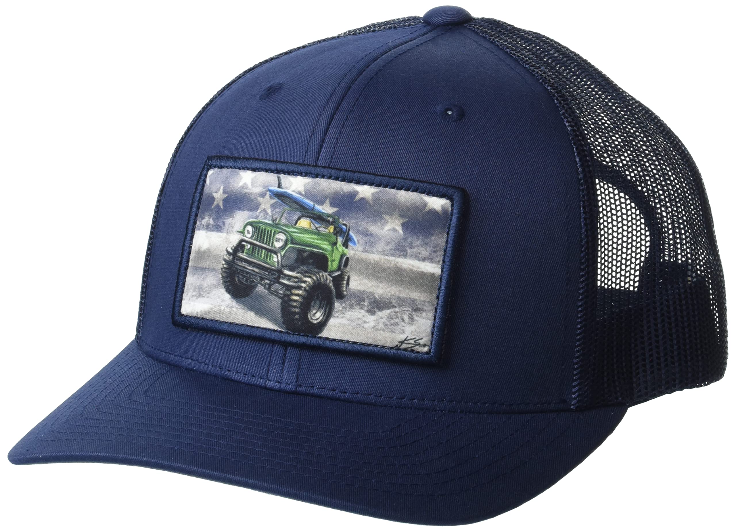 HUK Men's Low Profile Trucker Mesh Snapback Hat - Moisture-Wicking, Anti-Glare, Adjustable Fishing Cap 8 thumbnail image