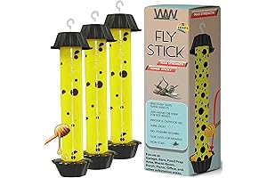 MegaFly --Jumbo Fly Sticks Insect Catcher - [3 Pack]