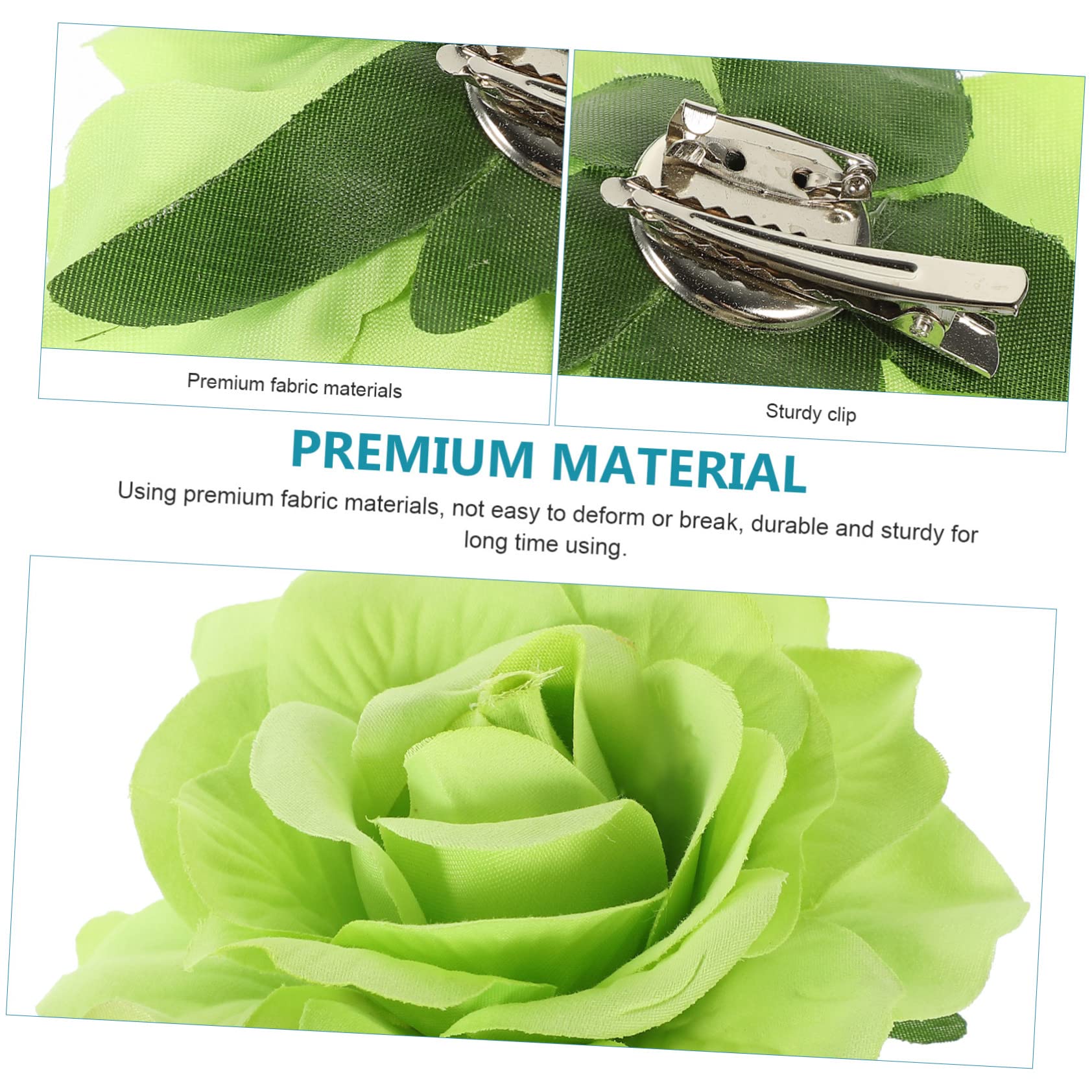 VICASKY 32 Pezzi Mollette con in Tessuto Fermagli Resistenti ed Eleganti per Ragazze Accessori Moda per Matrimoni Feste e