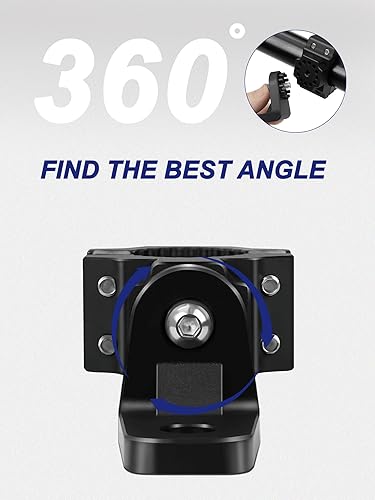 Miniatura 4 de Soportes de luz de látigo para cuatrimoto, soportes de luz cuádruple para barras de rack de 0.875 pulgadas, 1 pulgada, 1.125 pulgadas, montaje