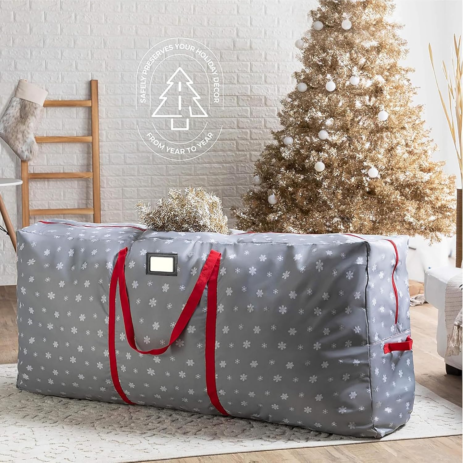 Christmas Storage Bag/Organizer - Oxford Cloth Waterproof and Dustproof Christmas Tree Storage Bag/Container