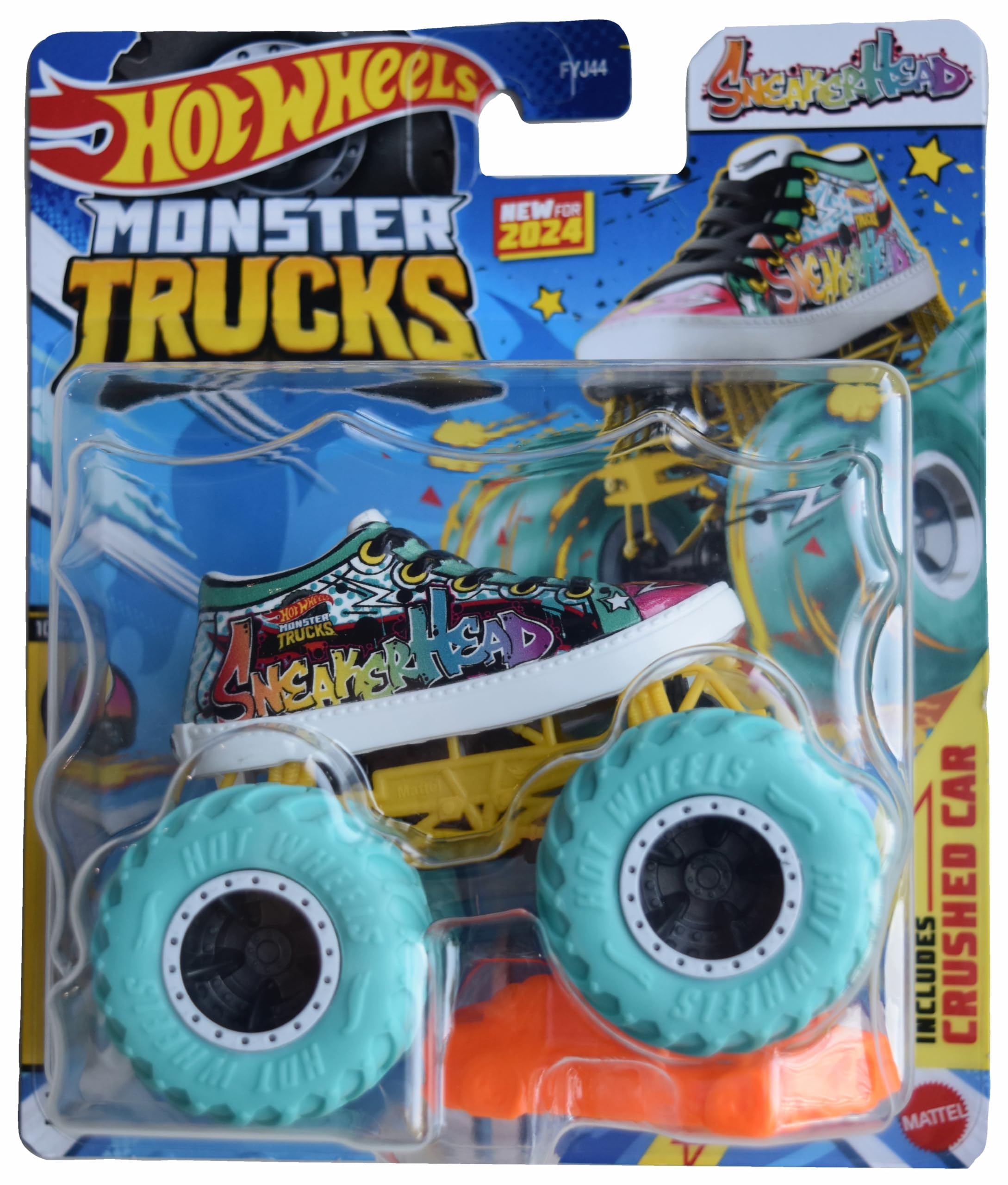 Hot Wheels Monster Trucks Sneakerhead, Freestyle Wreckers 10/12