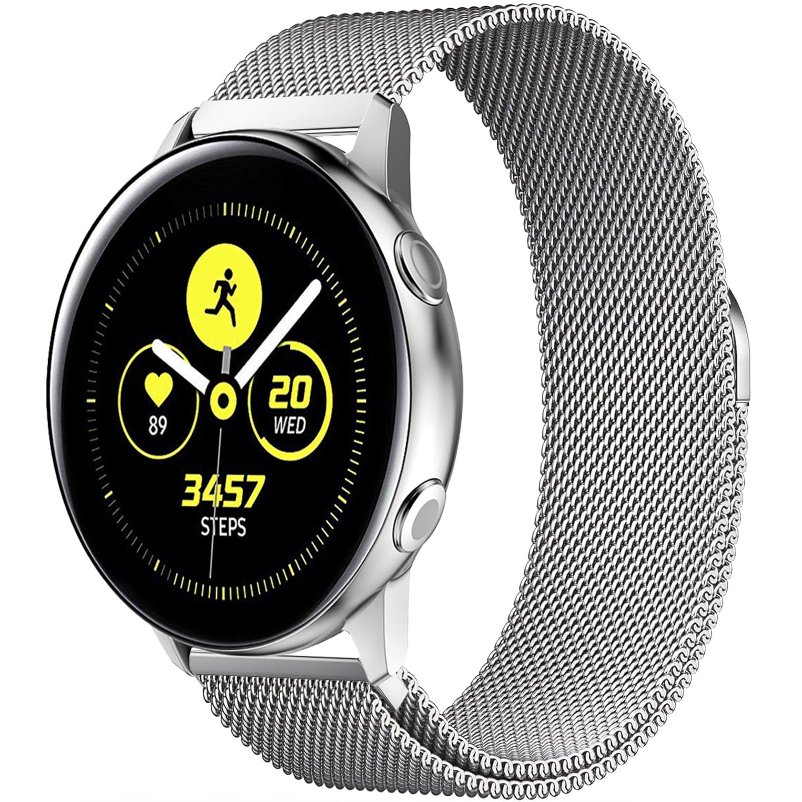 Magnético Pulsera de Repuesto para Amazfit Bip 6/5 Unity/Pace,Stratos 3/2/2S, 22mm Brazalete Ajustable Metal Correa para Amazfit GTR 4/3/3Pro/2/Helio/Active Max,Balance 2 46mm