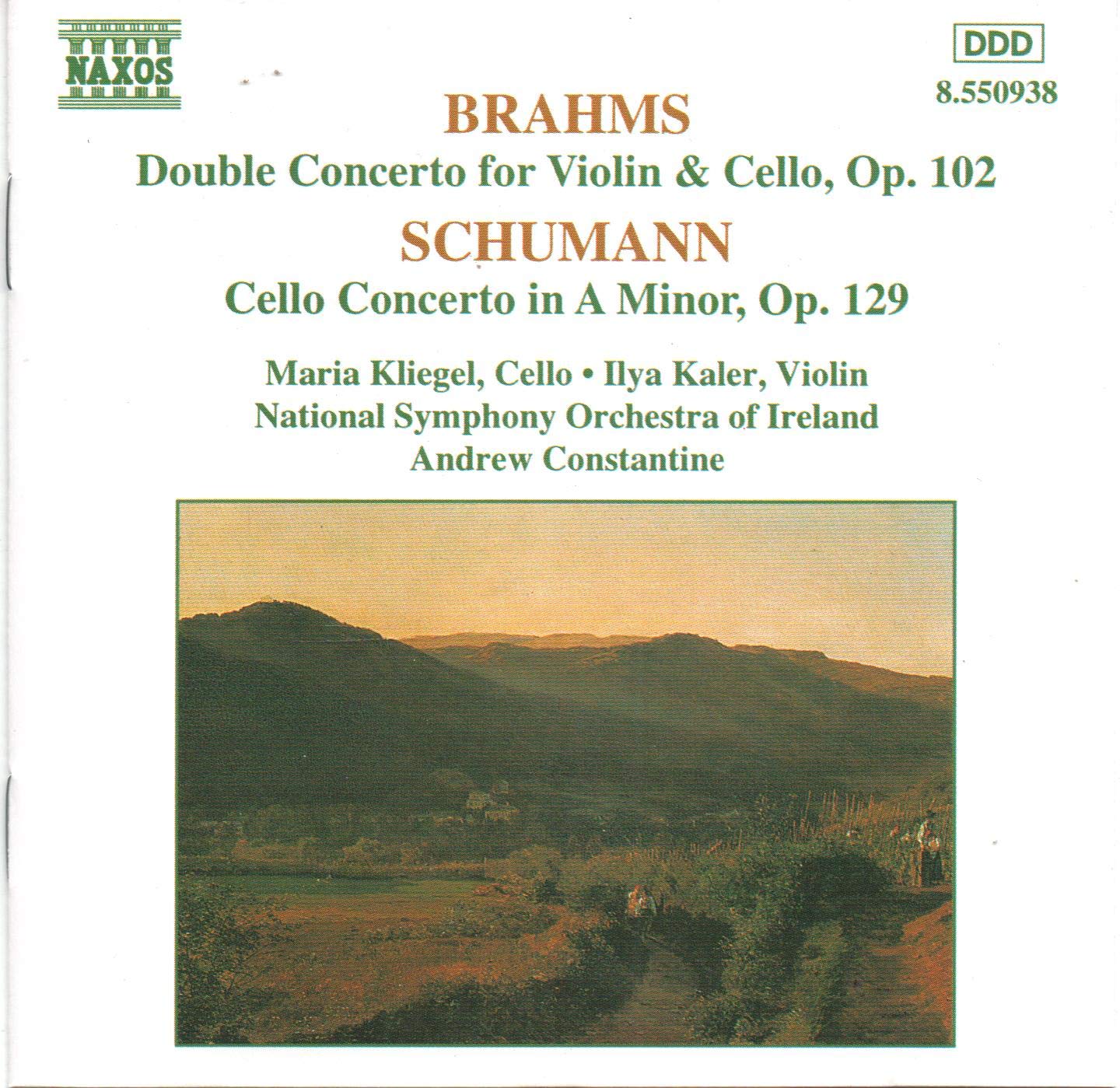 BRAHMS: Double Concerto / SCHUMANN: Cello Concerto in A Minor