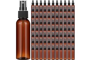 90 Pack 4 oz Amber Spray Bottle