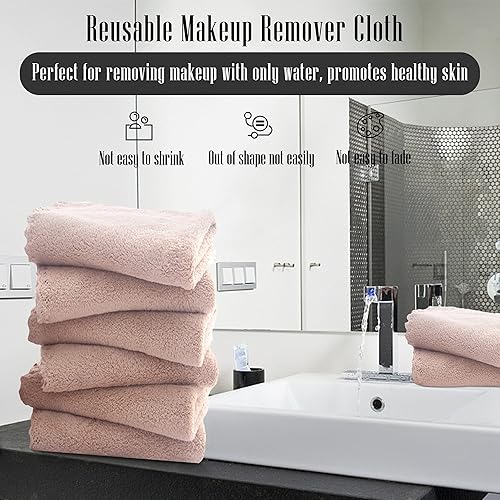 Vista 190 de TENSTARS - Toallas de mano para baño con dobladillo de seda, secado rápido, toalla absorbente de microfibra ultrasuave para baño, fitness, gimnasio