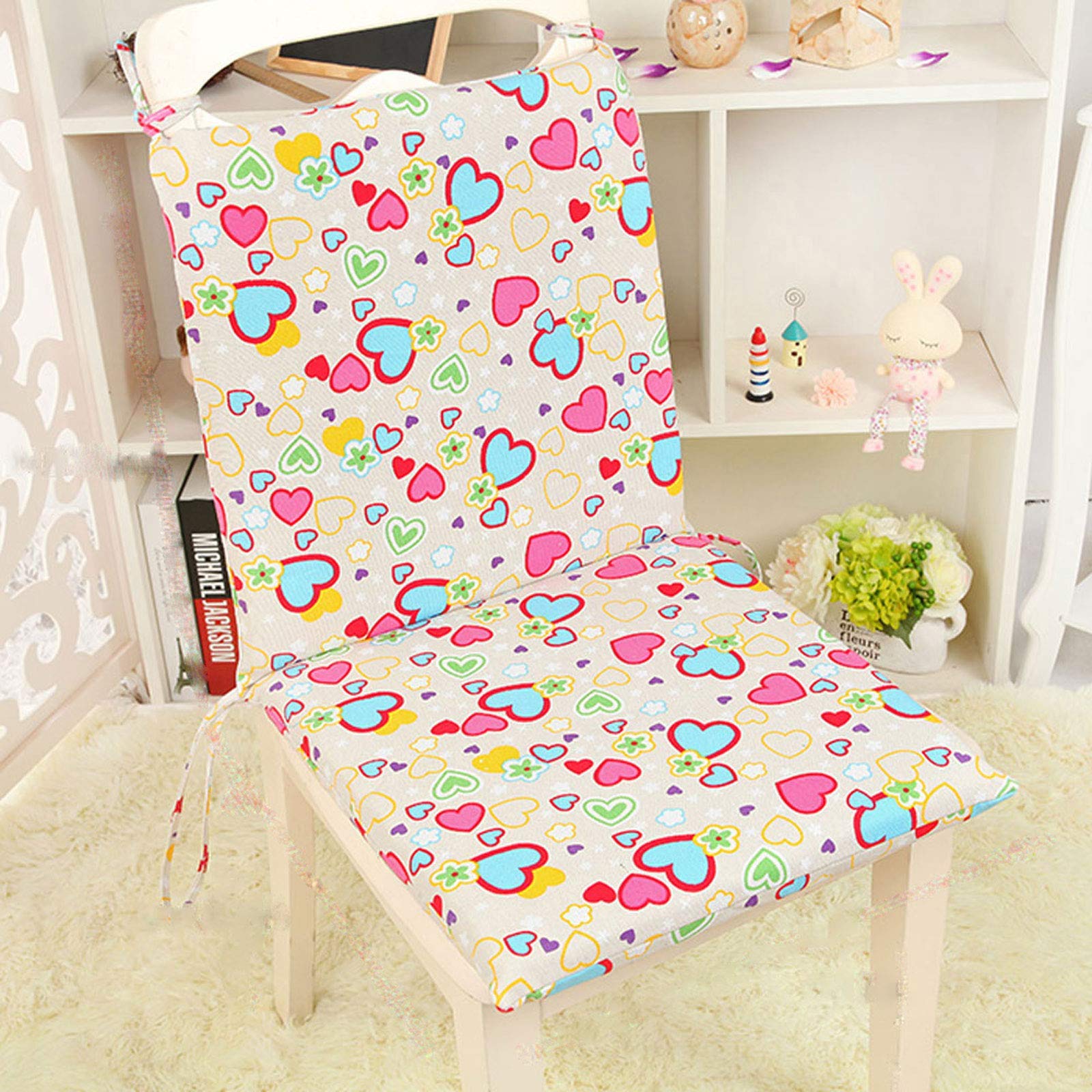 Coussin de chaise de jardin dossier haut contre le mal de dos en assise prolongée