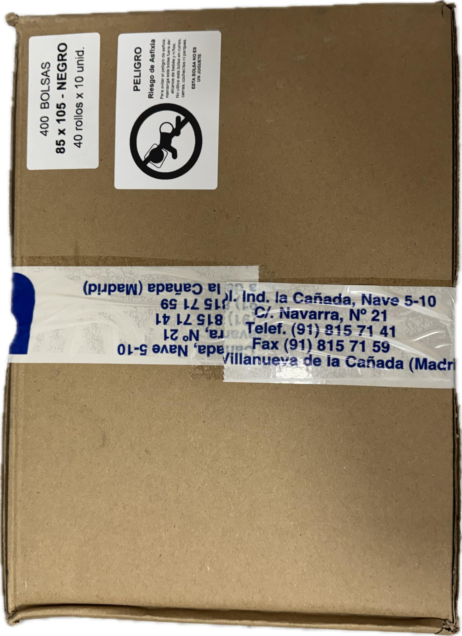 ★400 Bolsas de Basura SEDISAC PE 100% Reciclado UNE-EN15343 100L 85x105 20µm galga 80 Negras. (400 uds.) GTIN 8437027548420 Contribución al SCRAP, RD 1055/2022. ENV/2025/54349, con 0,015 €/Caja.