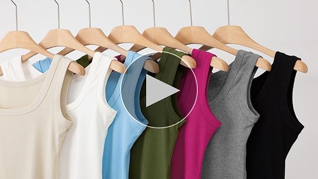 Amazon.com: SVALIY Summer Womens Tank Tops 2025 Square Neck
