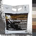 10 Pound Charcoal Gray DOMINATOR Polymeric Sand with Revolutionary Ceramic Flex Technology for Stabilizing Paver Joints/Gaps, 1/8” up to 4”, Professional Grade Results