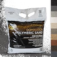Vista 10 de Arena polimérica DOMINATOR gris beige de 10 libras con revolucionaria tecnología Ceramic Flex para estabilizar juntas/espacios de adoquines, 1/8